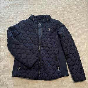 U.S. Polo Assn. Dark Blue Women’s Puffer Jacket
